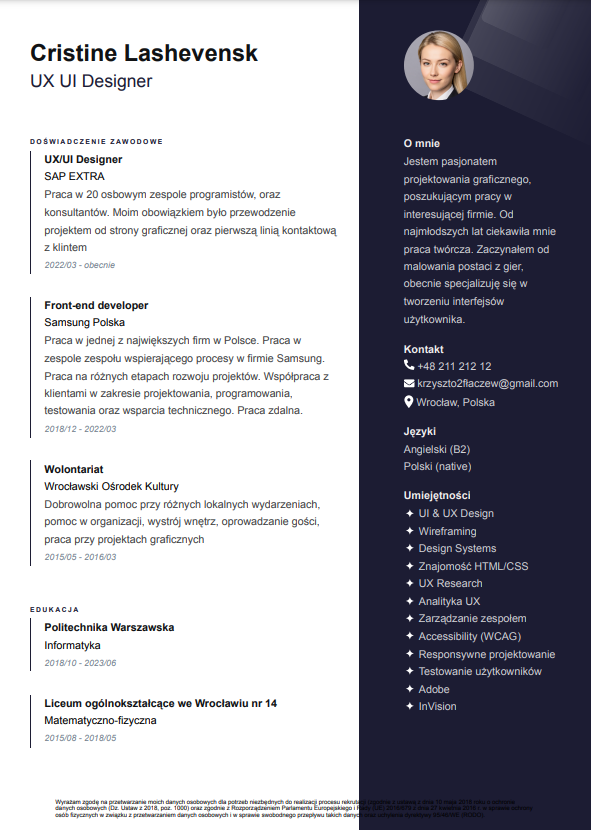 CV Template Preview