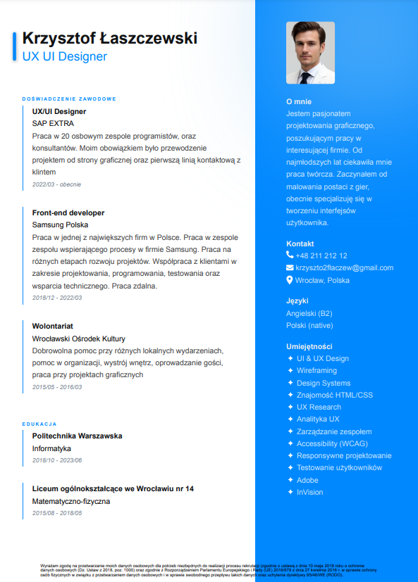 CV Template Preview