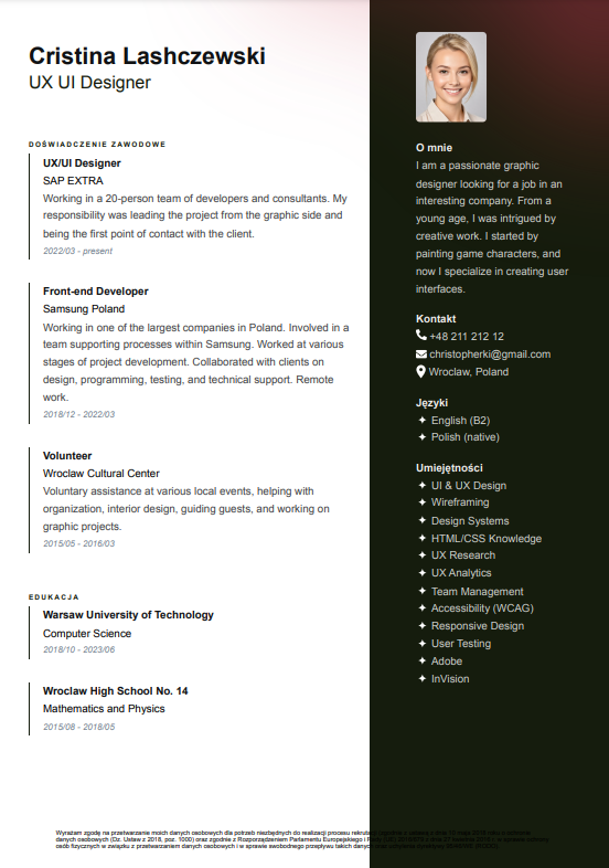 CV Template Preview